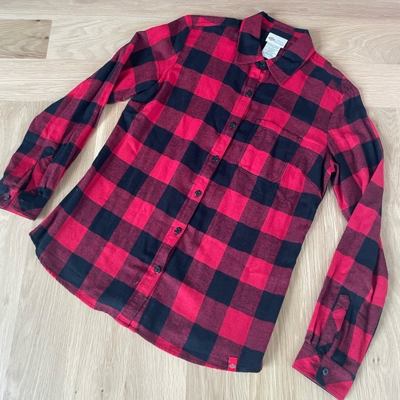 Dickies Button Flannel Shirt - Picture 1 of 6
